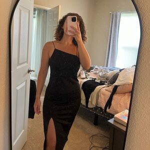 Black formal dress